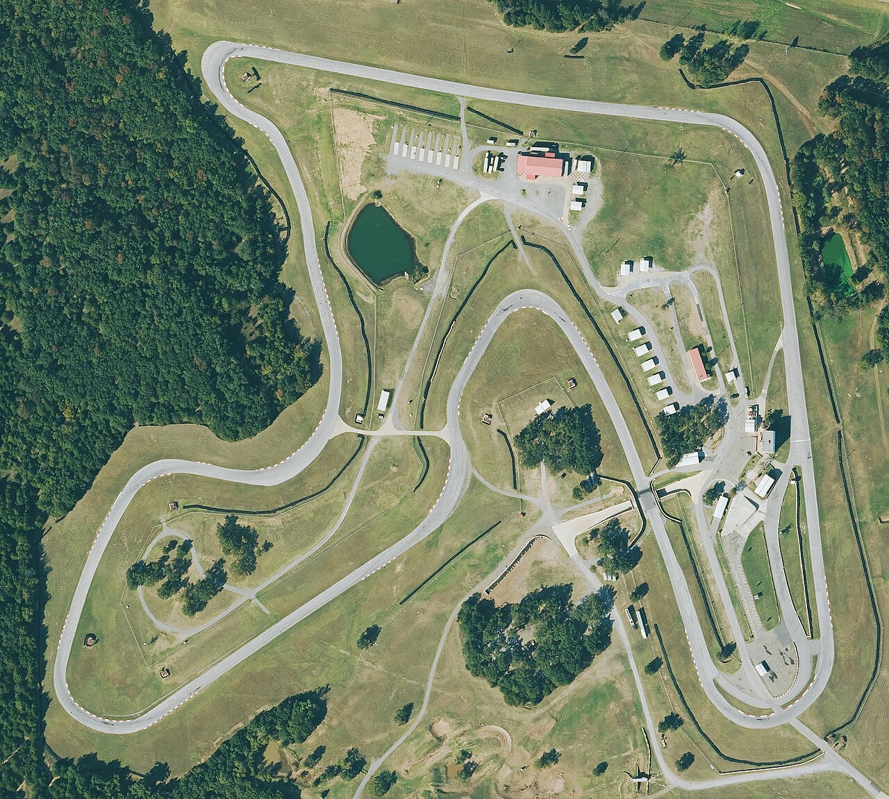 Hallett Motor Racing Circuit — 2023 aerial photo of Hallett Motor Racing Circuit