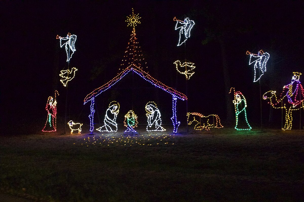 Lake Lanier — Led lights displayed at Lake Lanier in December.