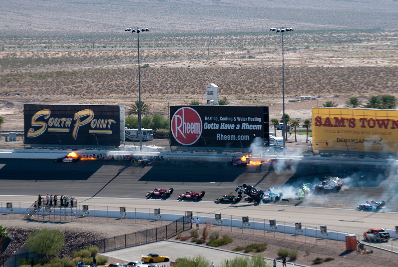 Las Vegas Motor Speedway — The fatal crash of Dan Wheldon in Las Vegas.